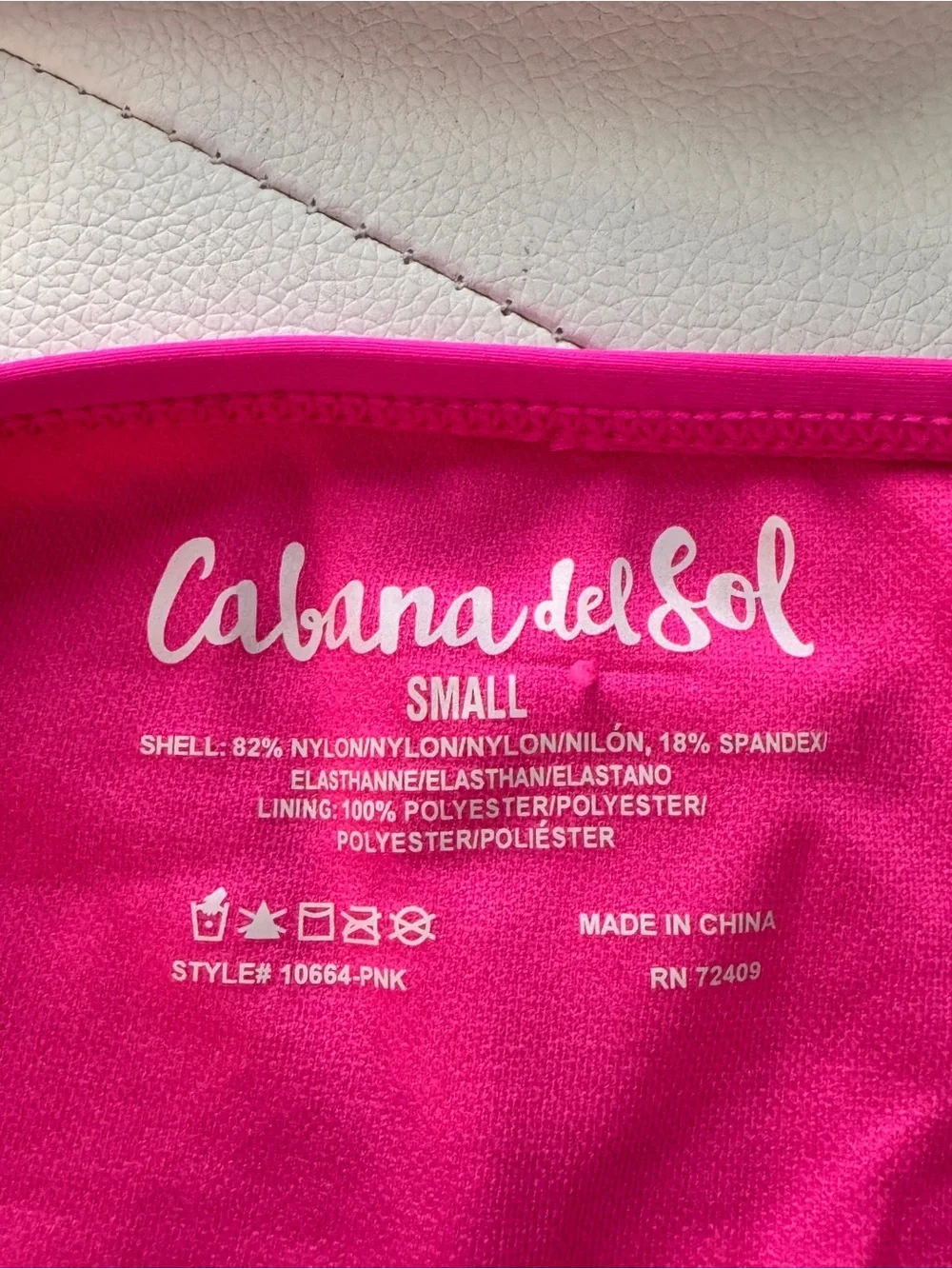 Cabana Del Sol Pink Bikini Set